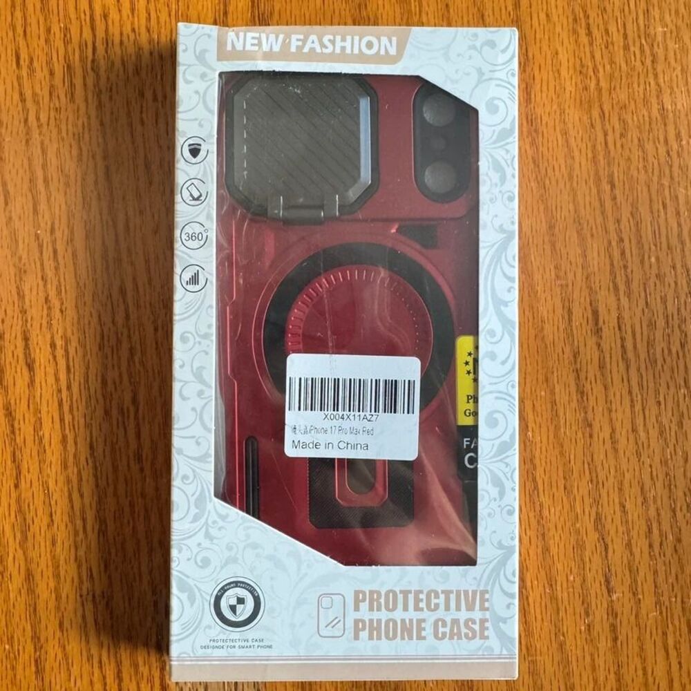 Iphone 17 Pro Max Red Hard Case Protective NEW